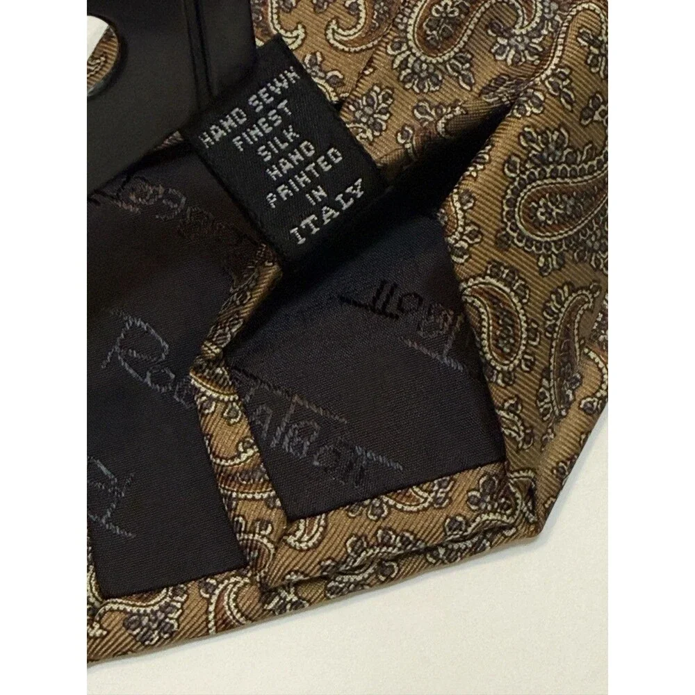 Vintage Redwood & Ross Robert Talbott Lot of 2 Silk Paisley Ties Italy USA